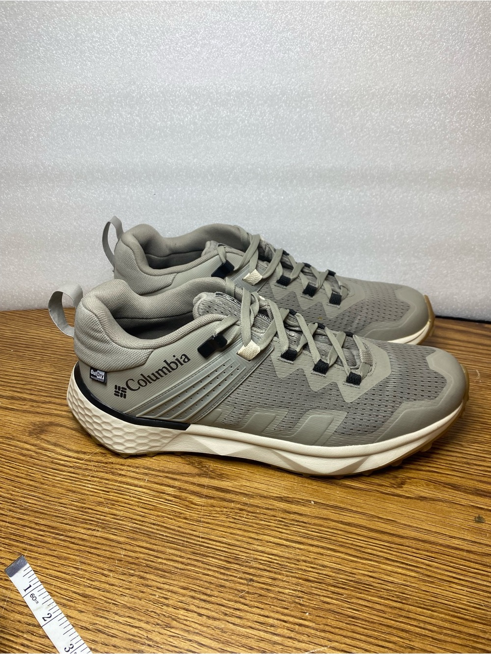 Columbia Facet 75 Outdry Trail Waterproof Hiking Shoes Gray Black Mens Size 12